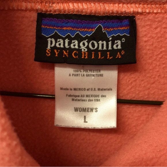 Patagonia Womens large Synchilla fleece pullover sweater - Picture 3 of 5